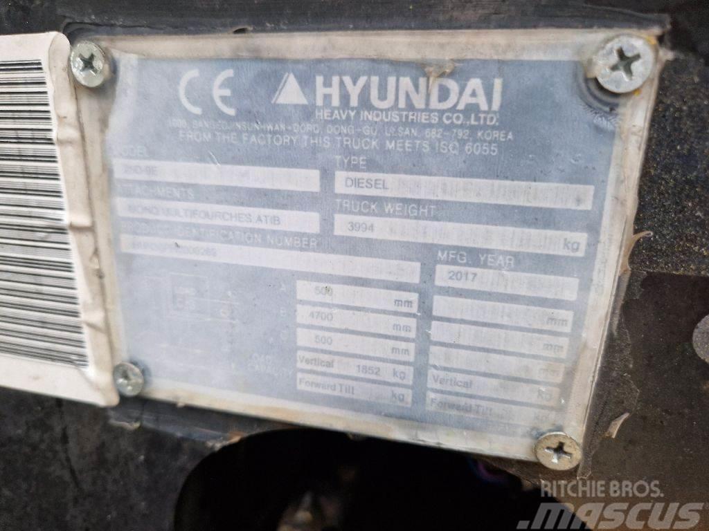 Hyundai 25D-9E Empilhadores Diesel