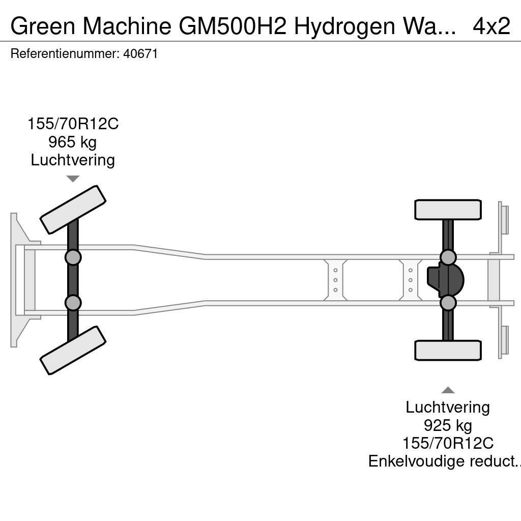 Green Machines GM500H2 Hydrogen Waterstof Sweeper Camiões varredores