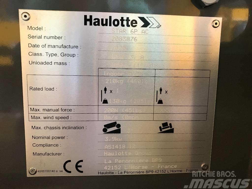 HAULOTTE STAR 6 PICKING AC Plataformas de Mastro Vertical