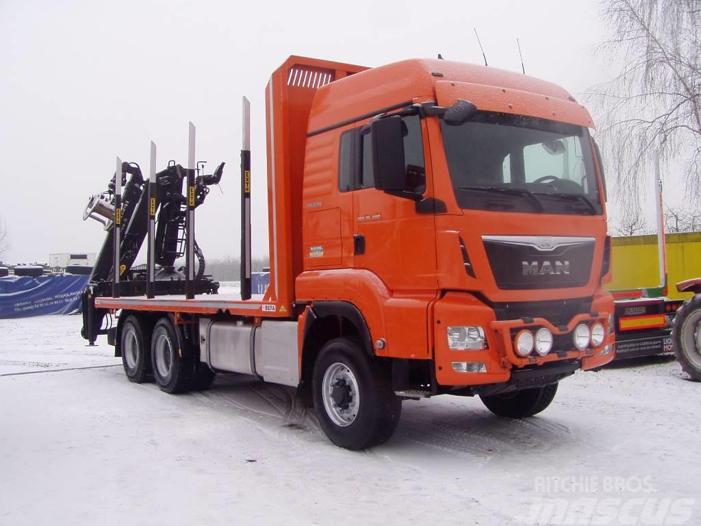 MAN 26480 6x6 hydrodrive Camiões de transporte de troncos