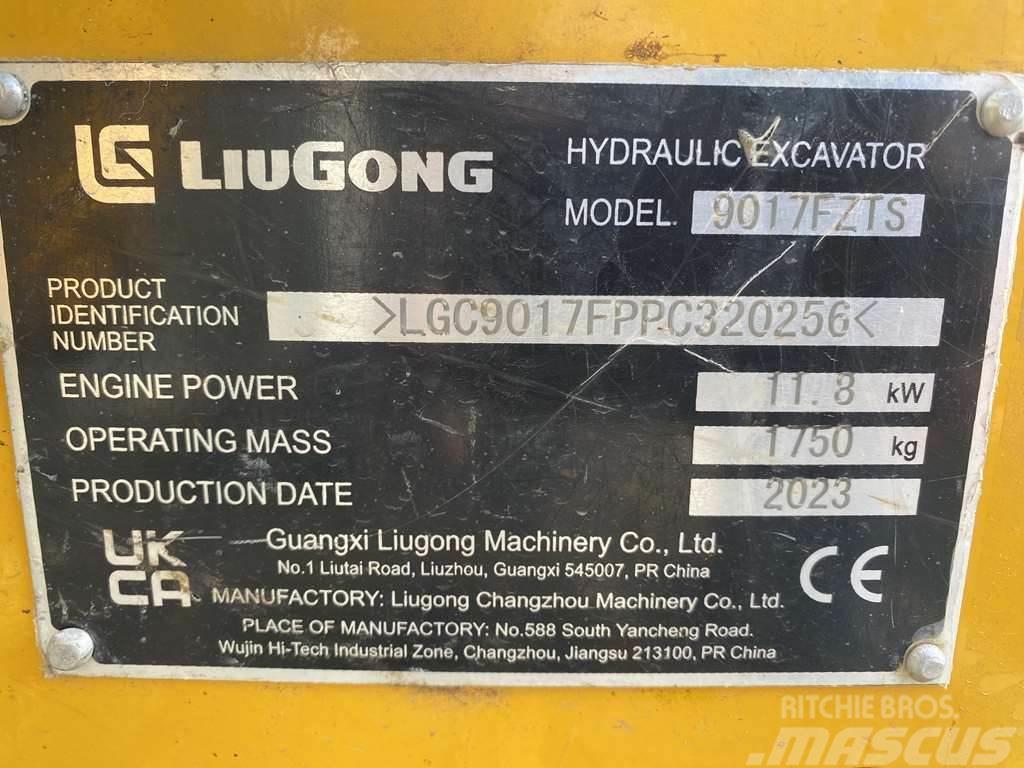 LiuGong 9017F Mini Escavadoras <7t