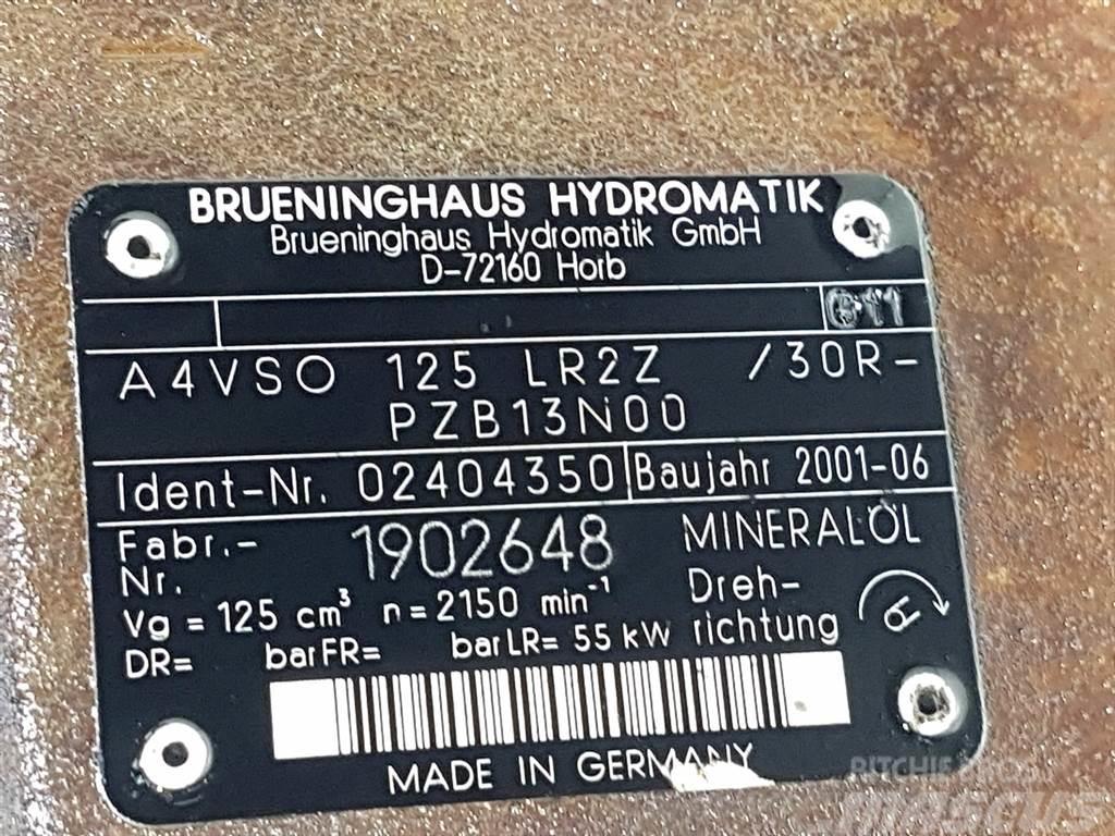 Brueninghaus Hydromatik A4VSO125LR2Z/30R-R902404350-Drive pump/Fahrpumpe Hidráulica