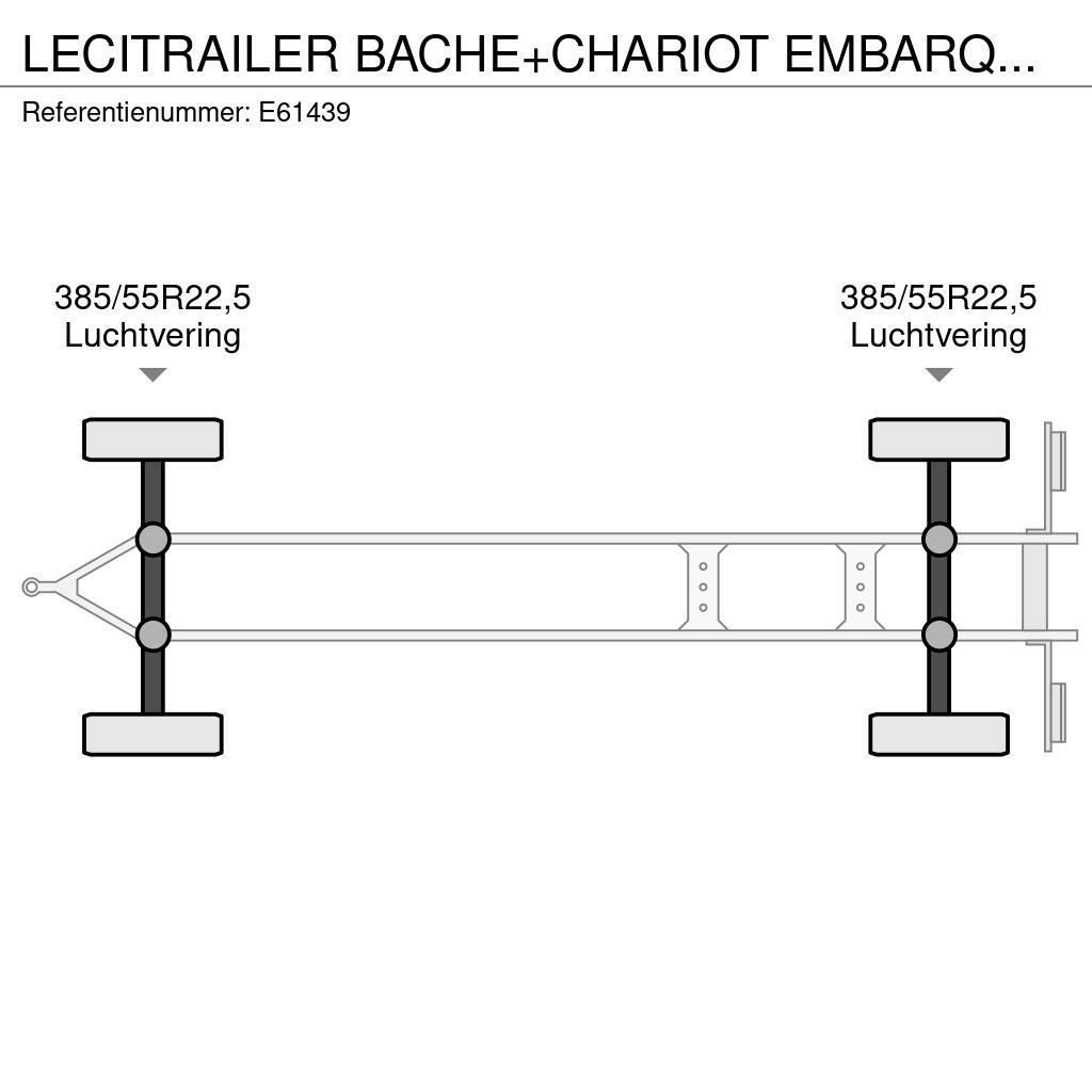 Lecitrailer BACHE+CHARIOT EMBARQUER/KOOIAAP Reboques de cortinas laterais