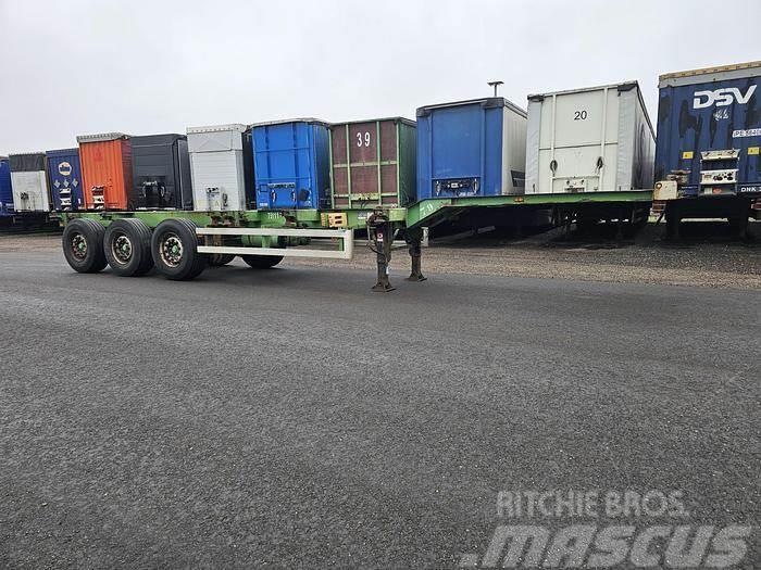 Renders RSCC 12-27cc | 3 AXLE CONTAINER CHASSIS | 40 FT 2X Semi Reboques Porta Contentores