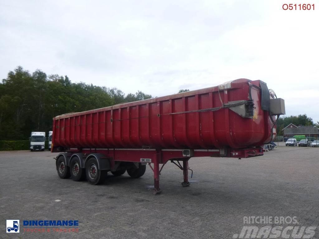 Fruehauf Tipper trailer alu 34.6 m3 + tarpaulin Semi Reboques Basculantes