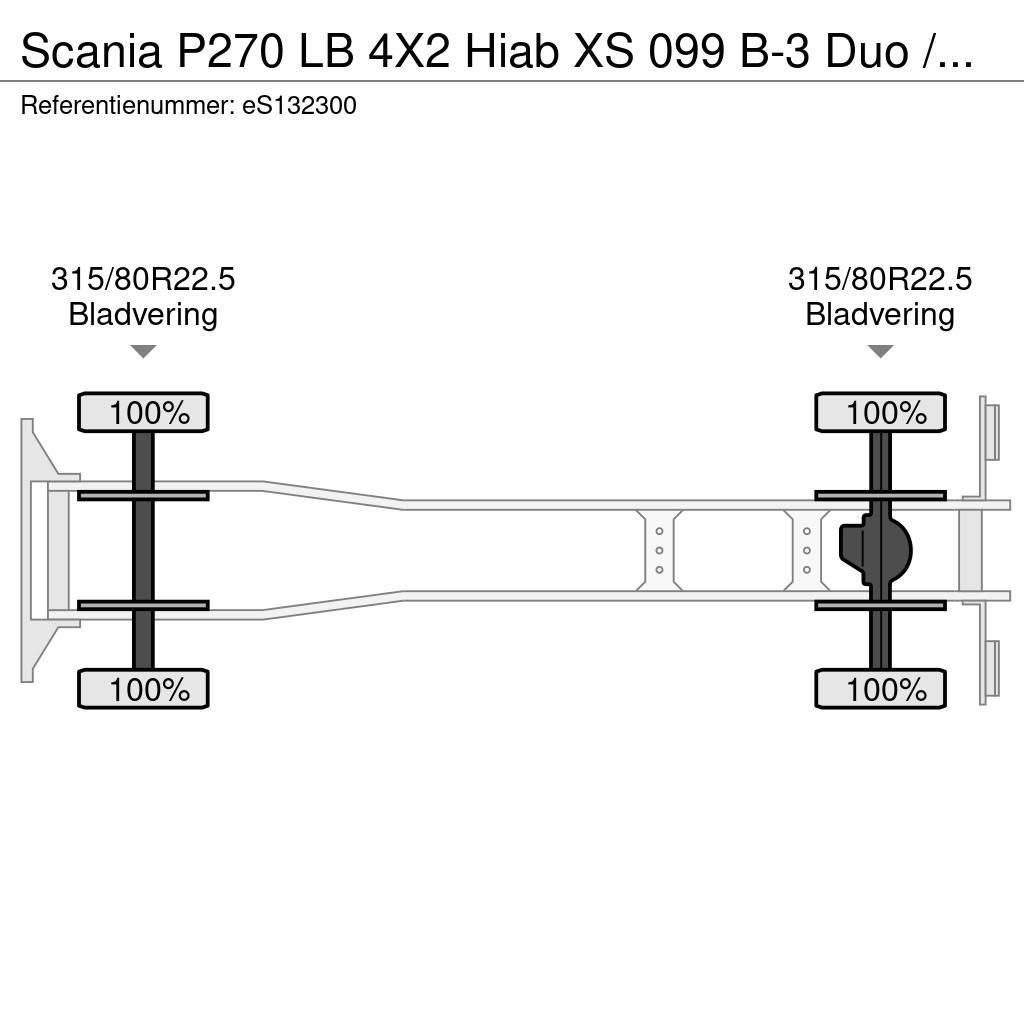 Scania P270 LB 4X2 Hiab XS 099 B-3 Duo / NEW/UNUSED Gruas Todo terreno
