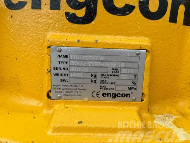 Engcon EC233-QS80-QS80-10, good condition Rotadores