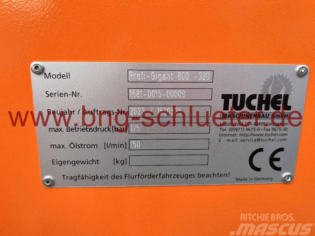 Tuchel Profi Gigant 800 Kehrmaschine -werkneu- Outros equipamentos espaços verdes