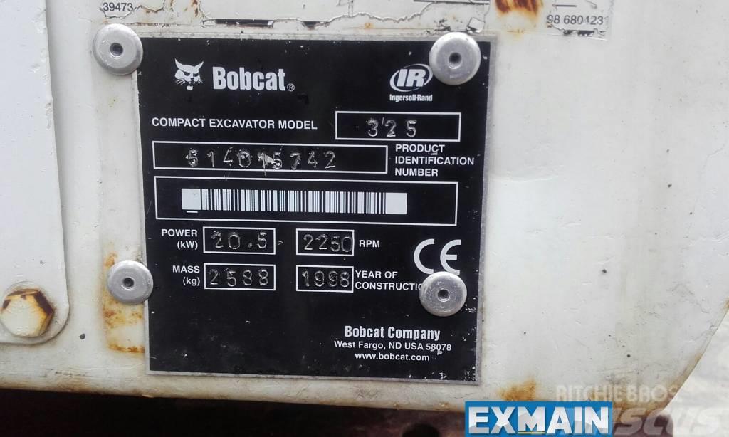 Bobcat X 325 Mini Escavadoras <7t