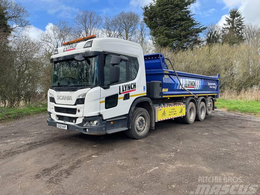 Scania L360 LOW ENTRY TIPPER LORRY Camiões basculantes