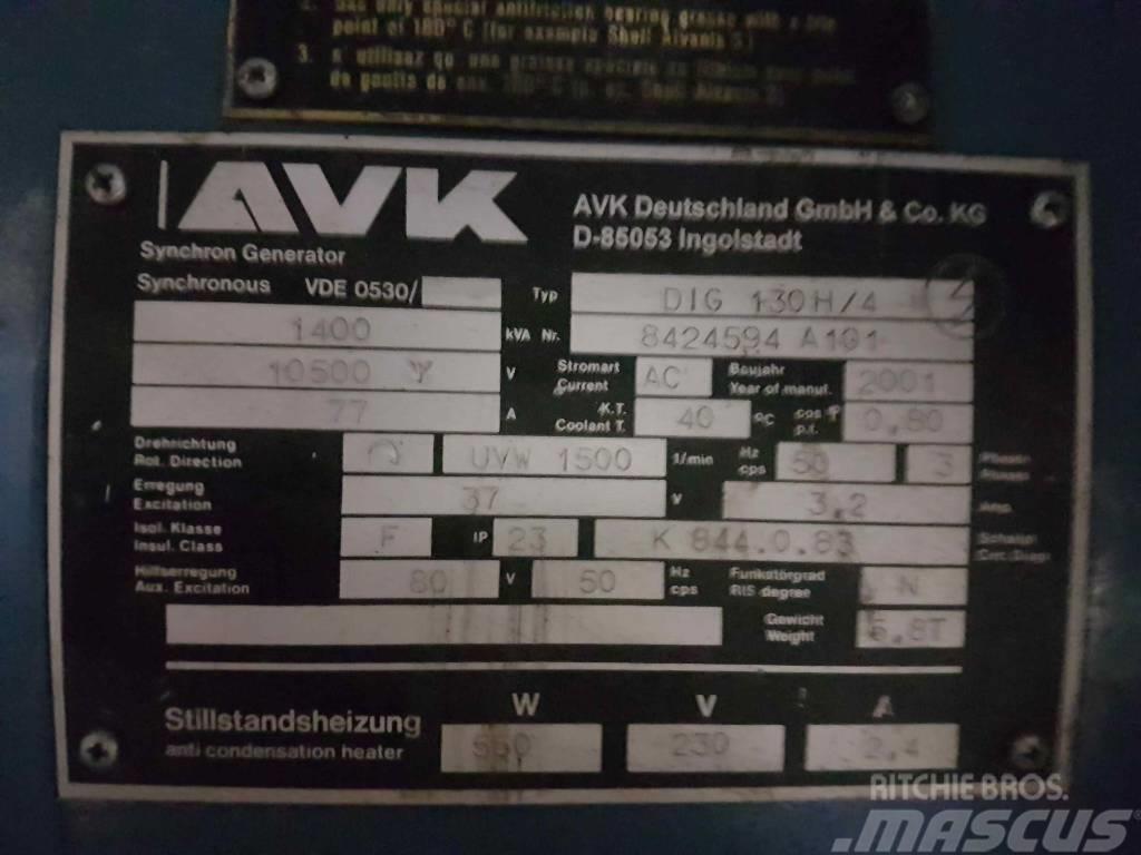AVK DIG130 H/4 Geradores Diesel