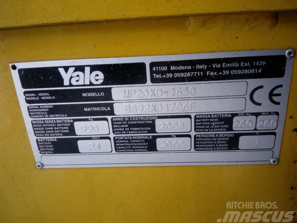 Yale MP 20 XD Porta-paletes com plataforma