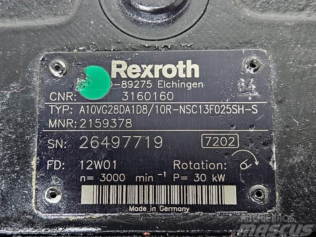 Rexroth A10VG28DA1D8/10R-Drive pump/Fahrpumpe/Rijpomp Hidráulica