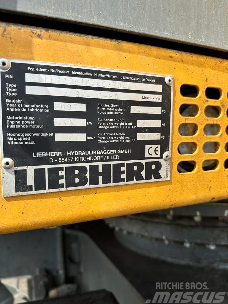 Liebherr A 924C-HD Escavadoras de rodas
