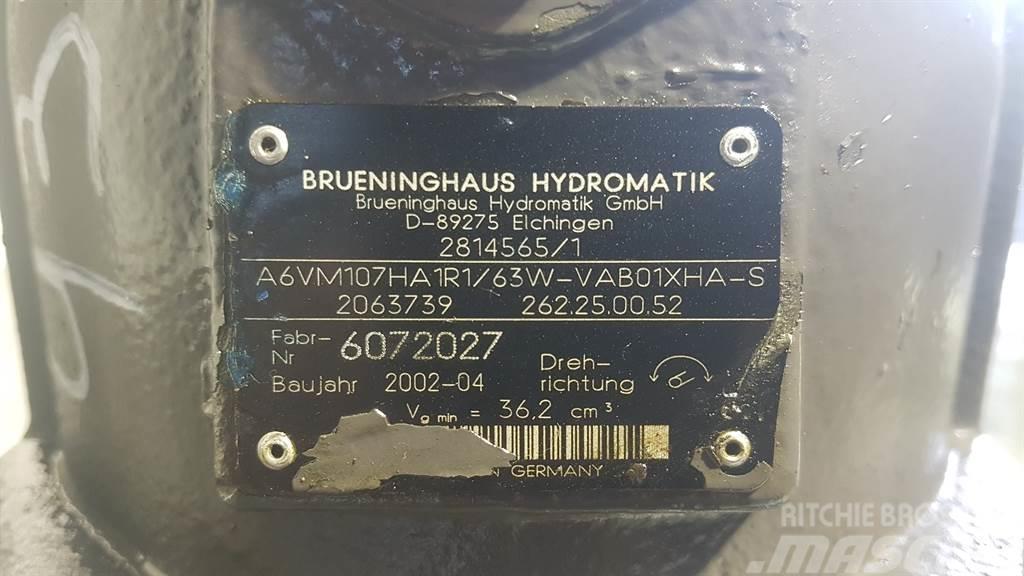 Brueninghaus Hydromatik A6VM107HA1R1/63W -Volvo L35B-Drive motor/Fahrmotor Hidráulica