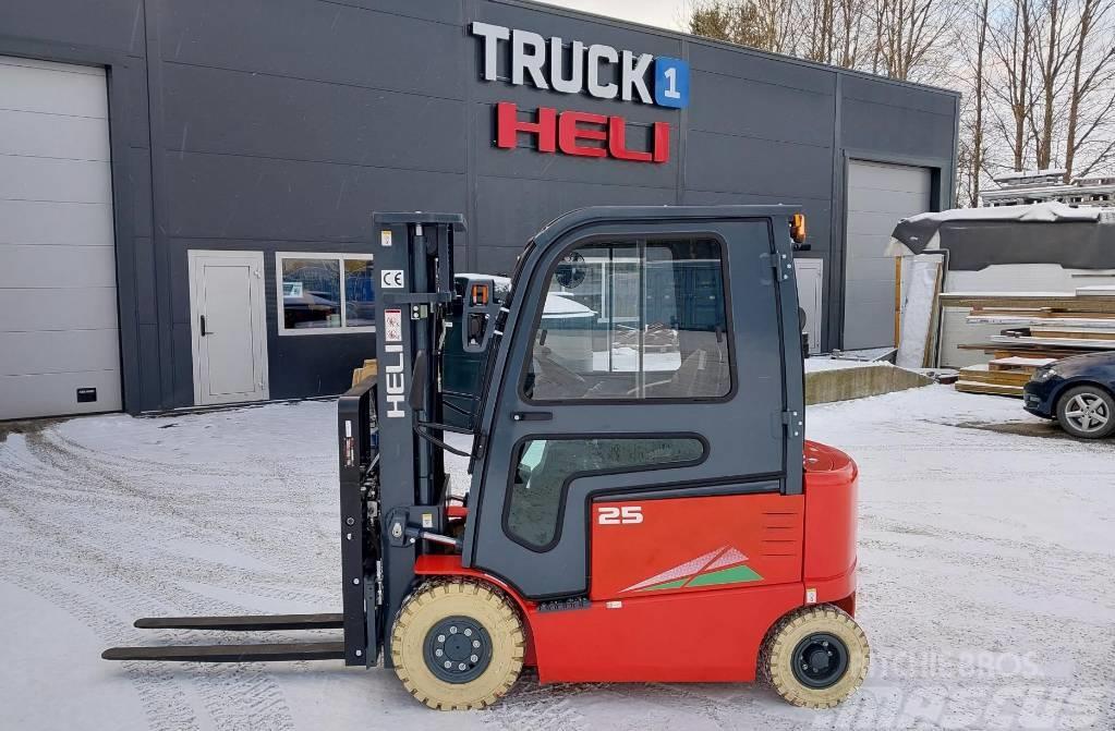 Heli 2,5 tonns el. truck - 4,7 m løftehøyde (PÅ LAGER) Empilhadores eléctricos