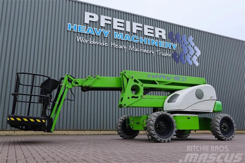 Niftylift HR21E Electric, 4x2 Drive, 21m Working Height, 13m Elevadores braços articulados