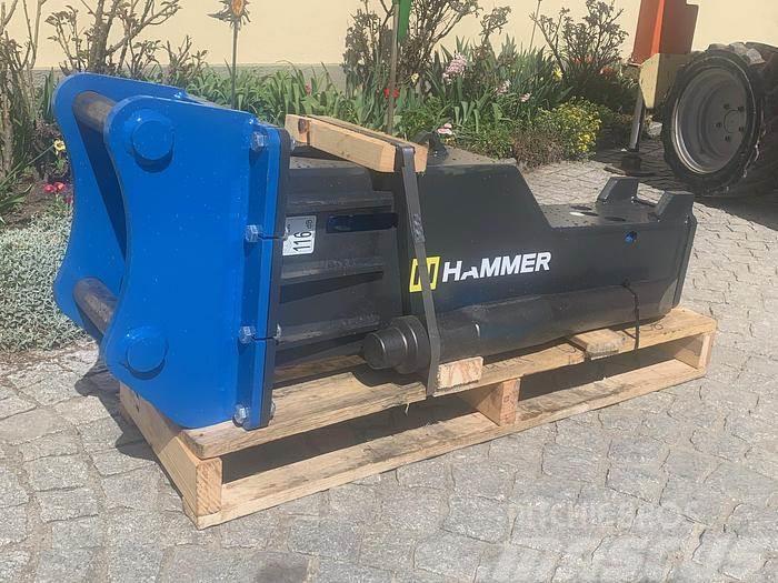 Hammer HM500 mit Martin M10 Hydraulikhammer Martelos Hidráulicos