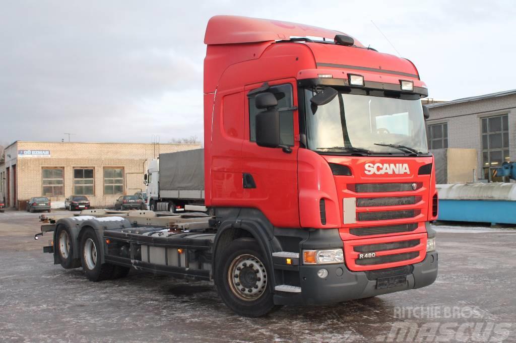 Scania R480 LB6X2HNB Camiões porta-contentores