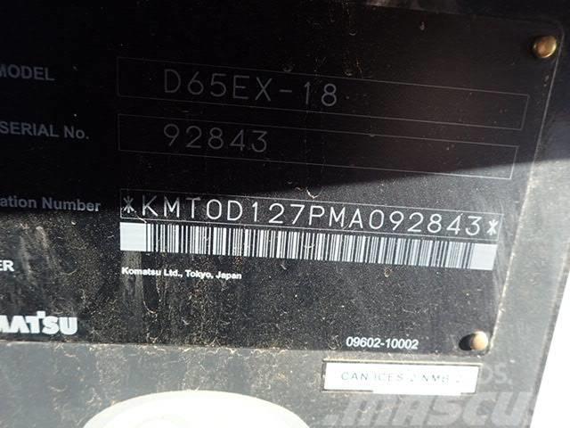 Komatsu D65EX-18 Dozers - Tratores rastos