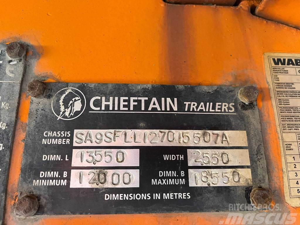 Chieftain SFLL 1270 PLATFORM L=9315 mm Semi Reboques Carga Baixa