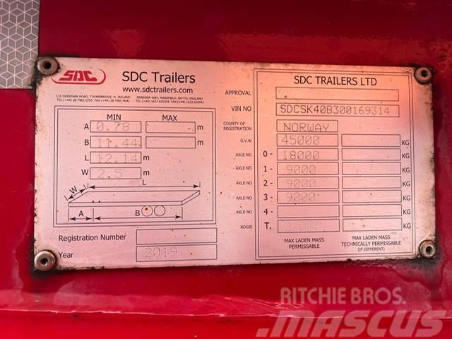 SDC TRAILERS Semitrailer Semi Reboques Porta Contentores