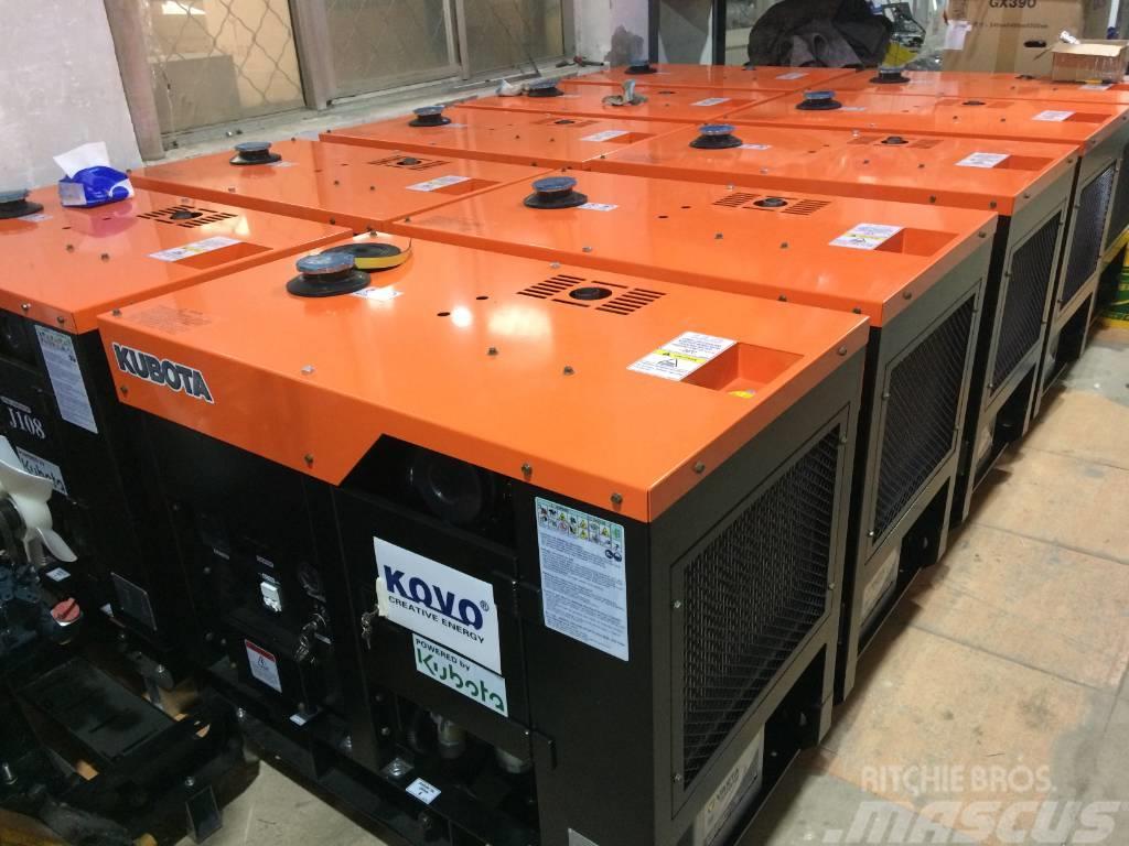 Kubota powered diesel generator set J320 Geradores Diesel