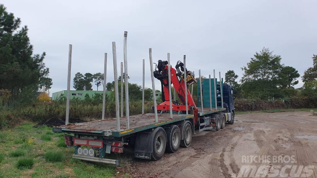 Lecitrailer PLATEAU FORESTIER Reboques de transporte de troncos