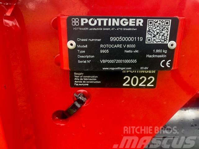 Pöttinger Rotocare V8000 demokörd Cultivadores de cultura em linha