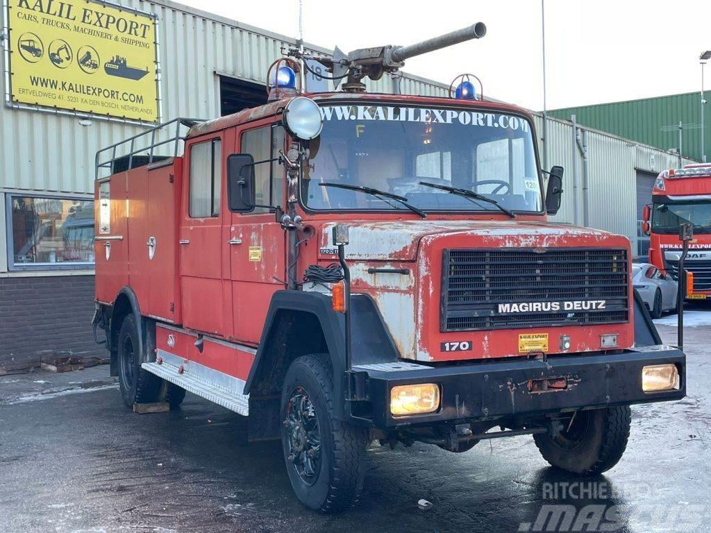 Magirus Deutz 170 Fire Fighting Truck 4x4 Complete truck G Carros de bombeiros
