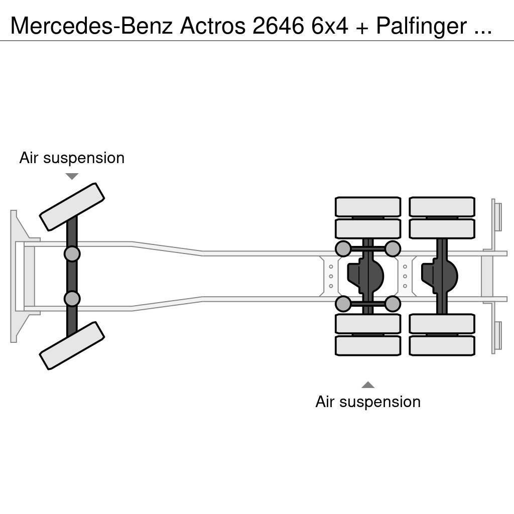 Mercedes-Benz Actros 2646 6x4 + Palfinger PK29002 D (winch) Gruas Todo terreno