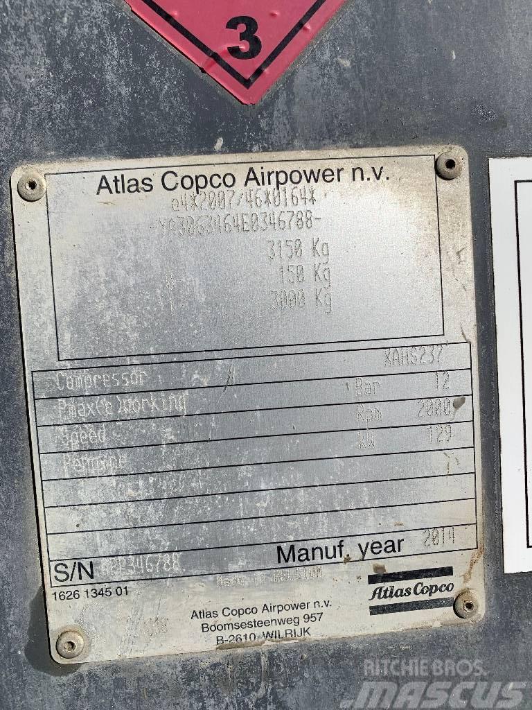 Atlas Copco XAHS 237 Compressores