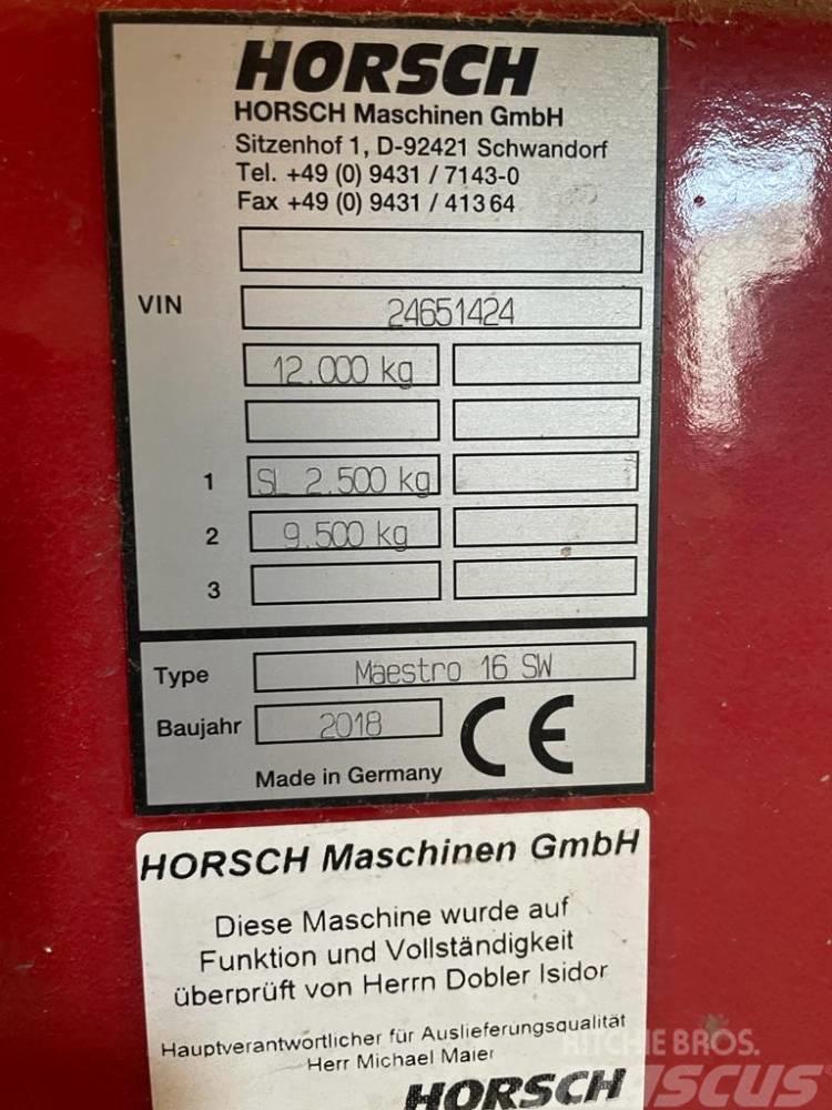 Horsch Maestro 16 SW Perfuradoras combinadas