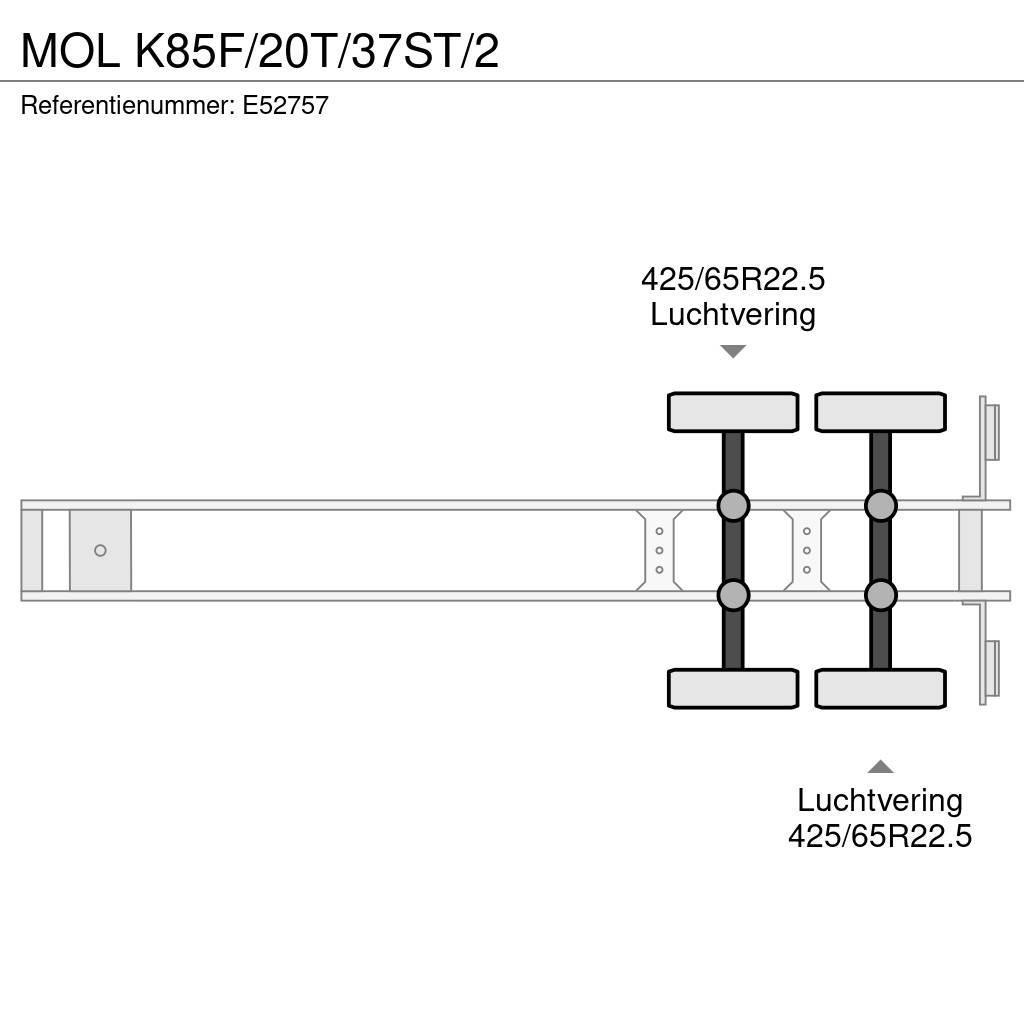 MOL K85F/20T/37ST/2 Semi Reboques Basculantes