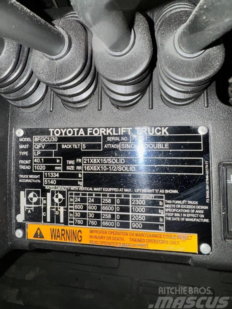 Toyota 8 FG CU 30 Empilhadores - Outros