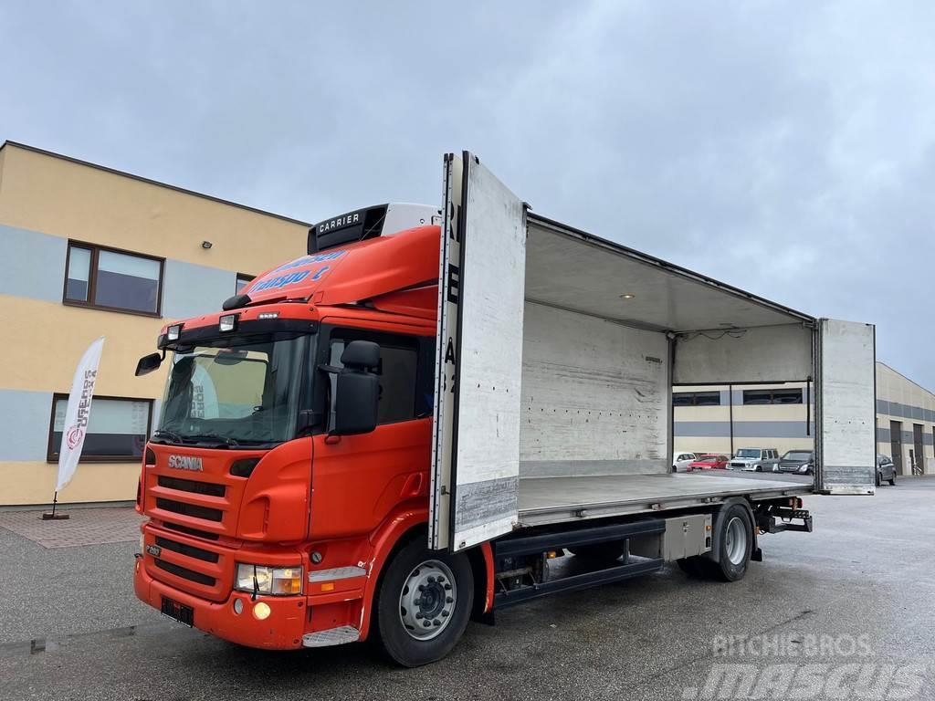 Scania P280 EURO 5 + SIDE OPENING BOX + CARRIER SUPRA 850 Camiões caixa temperatura controlada