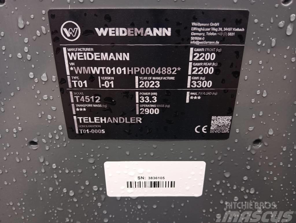 Weidemann T4512 Manipuladores telescópicos