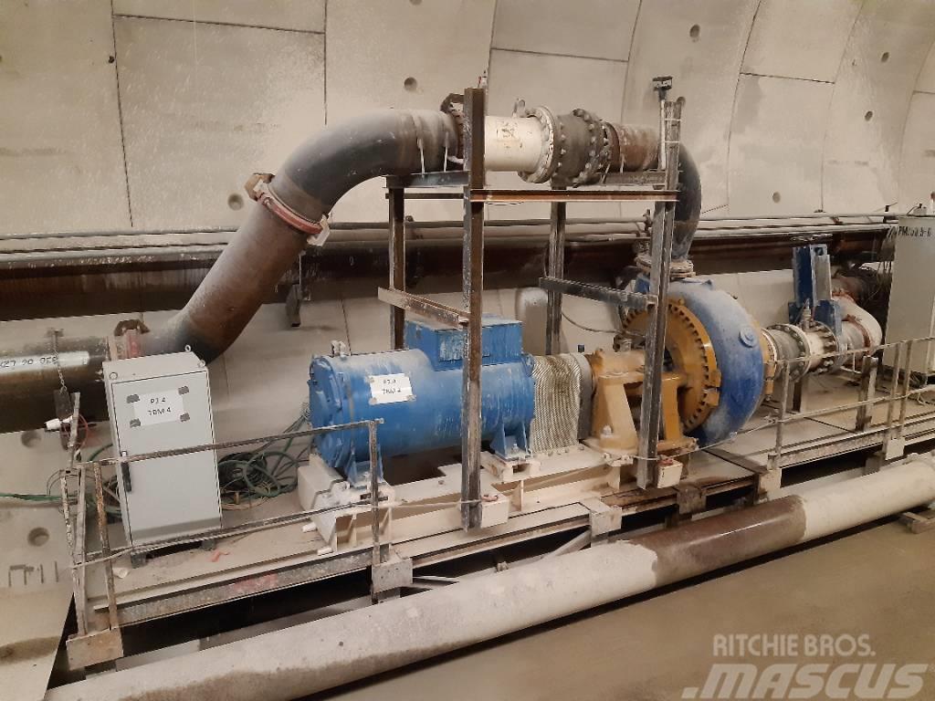  Slurry pump set / Pompe marinage Warman Bombas de água
