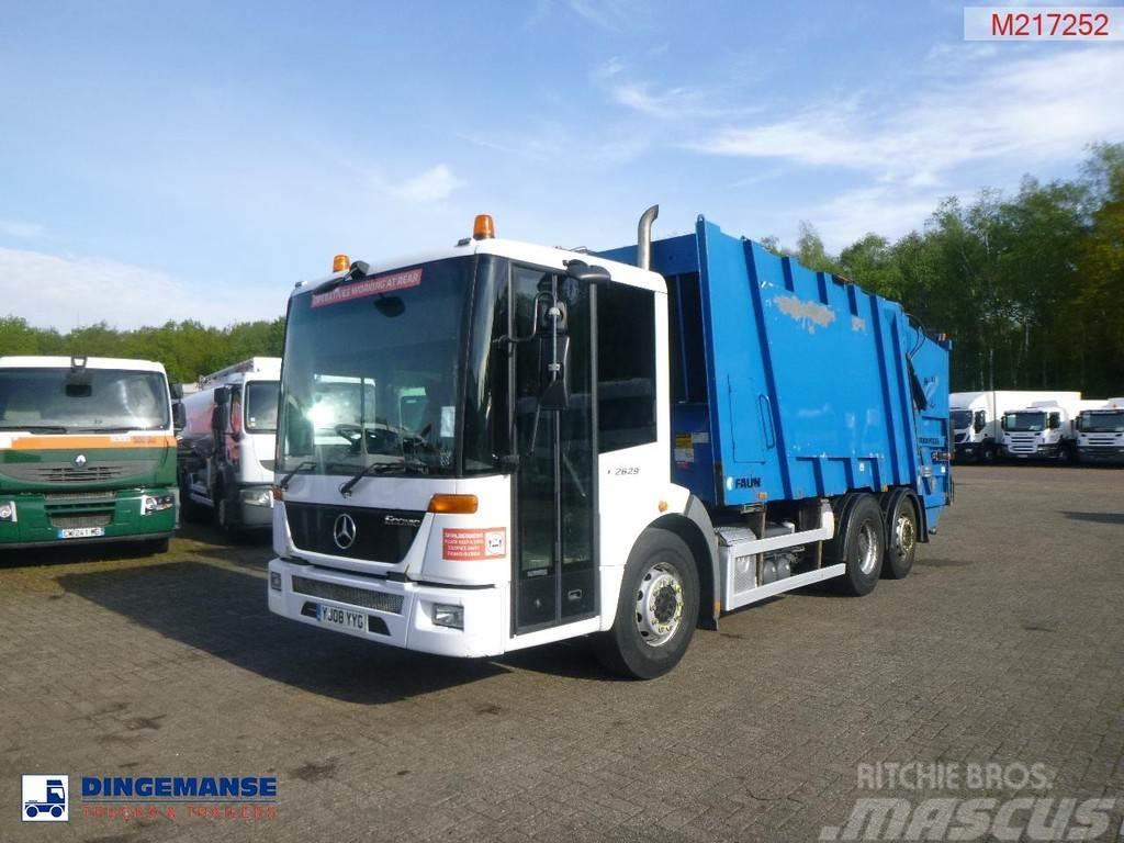 Mercedes-Benz Econic 2629 6x2 RHD Faun refuse truck Camiões de lixo