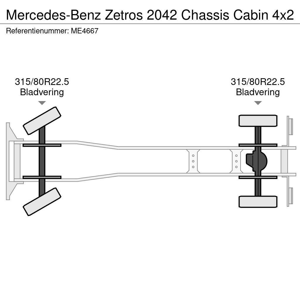 Mercedes-Benz Zetros 2042 Chassis Cabin Camiões de chassis e cabine