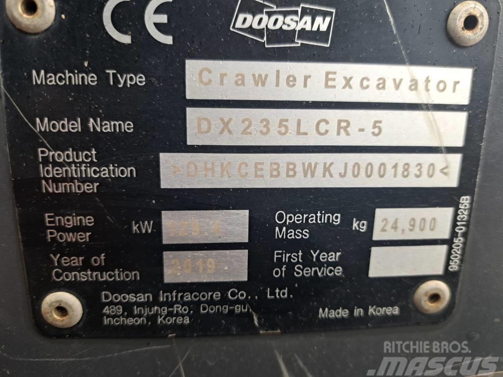 Doosan DX 235 LCR-5 Escavadoras de rastos