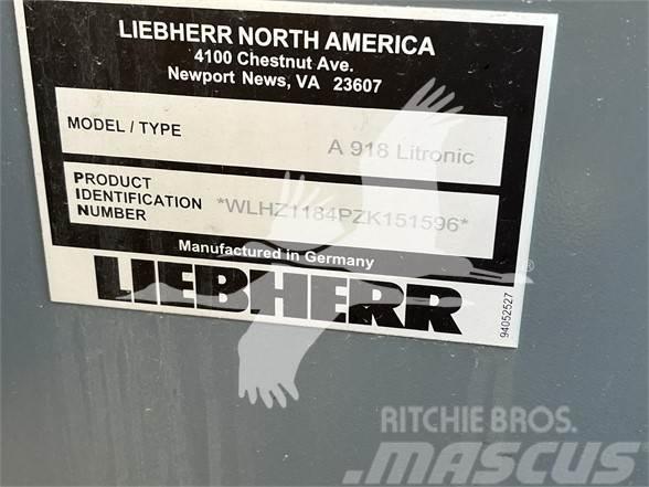 Liebherr A918 COMPACT LITRONIC Escavadoras de rodas