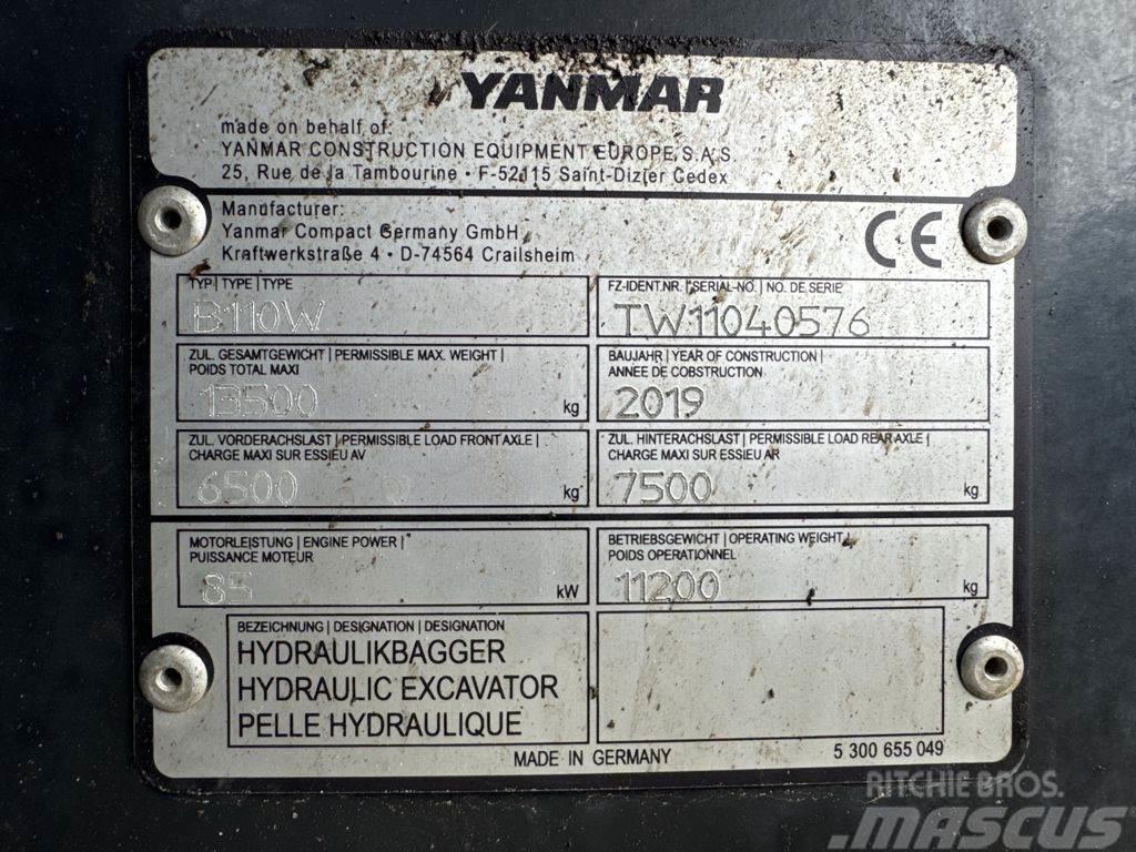 Yanmar YAN B110W Escavadoras de rodas