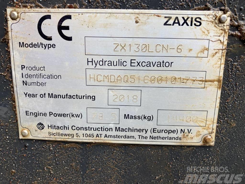 Hitachi Zaxis 130 lcn-6 Escavadoras Midi 7t - 12t