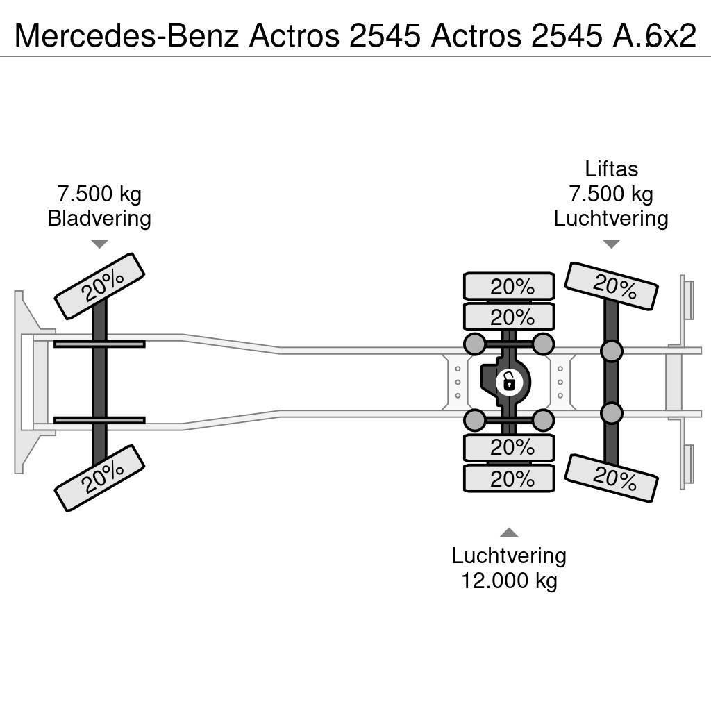 Mercedes-Benz Actros 2545 Actros 2545 Abrollkipper 6x2 ADR EU6 A Outros Camiões