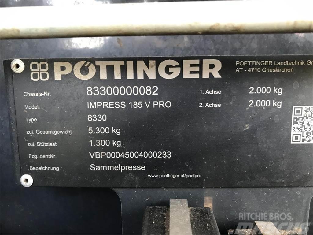 Pöttinger Impress 185 V Pro Enfardadeira de rolos