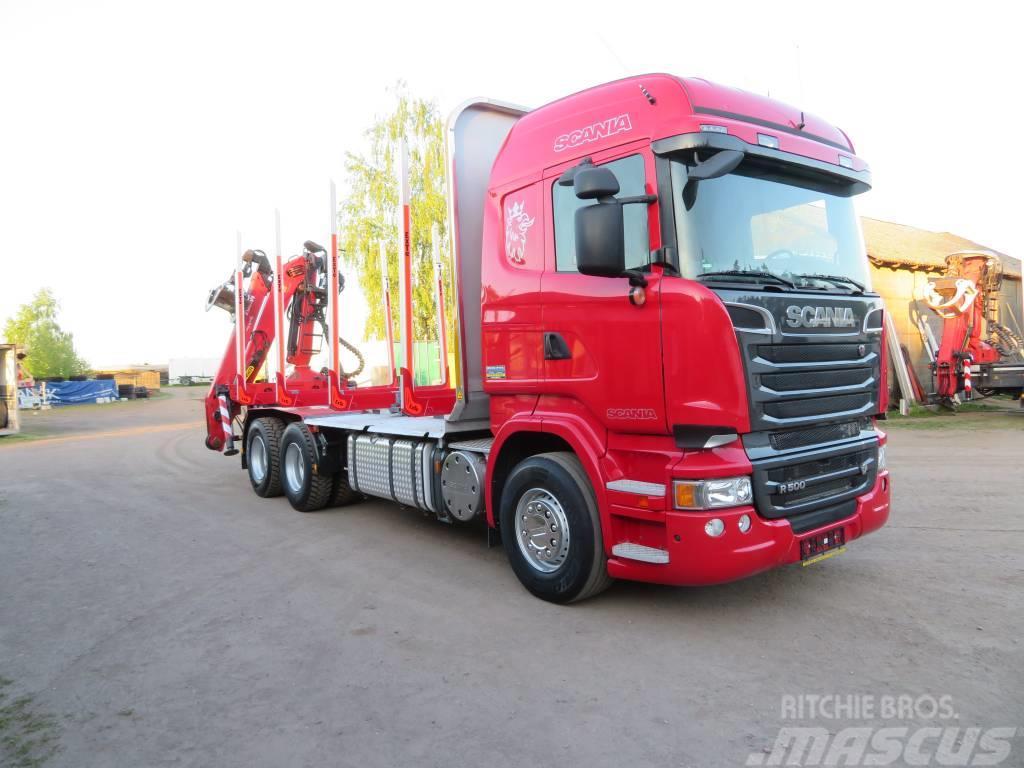 Scania R 500 Camiões de transporte de troncos