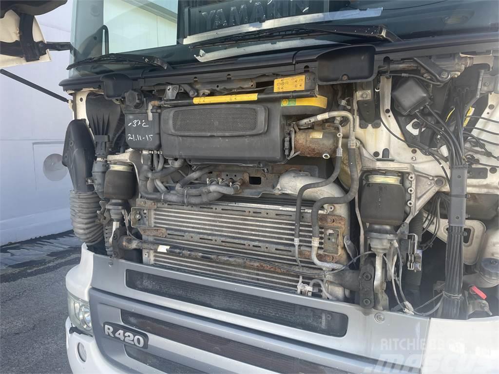 Scania R 420 4x2-3700 Topline + PM 12.5 S nosturi radioll Camiões grua