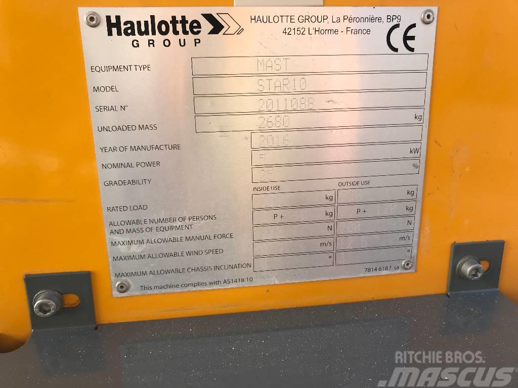 HAULOTTE STAR 10 - NEW BATTERIES Plataformas de Mastro Vertical