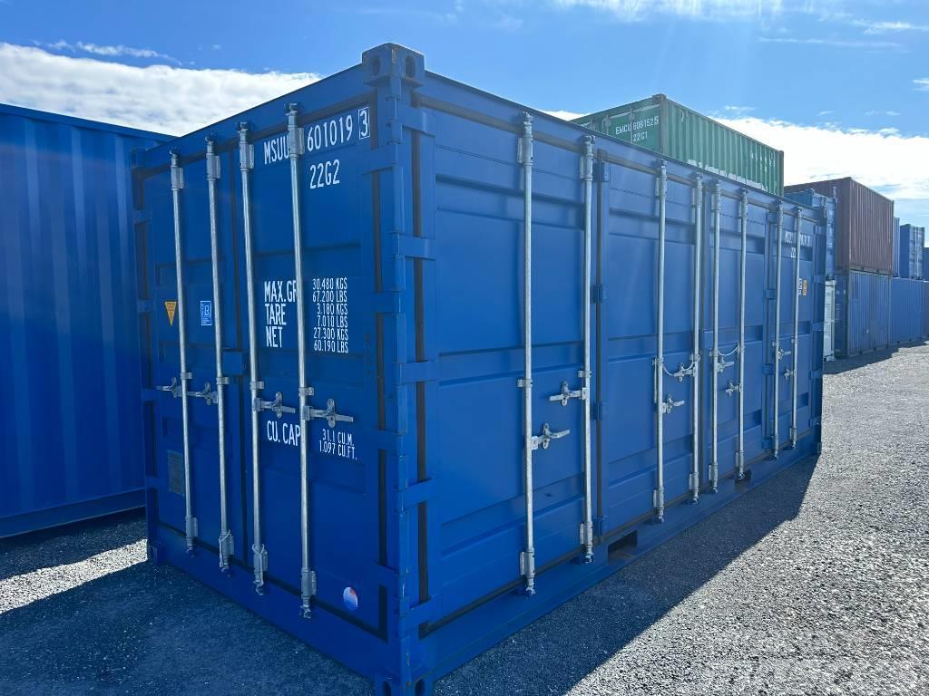  container ny 20fot hel öppningsbar långsida och en Contentores especiais